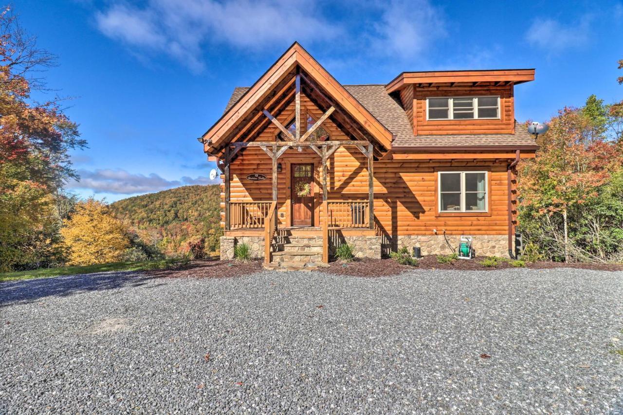 Hilltop Cabin On 5 Acres With Hot Tub And Waterfall! Bryson City Exteriör bild